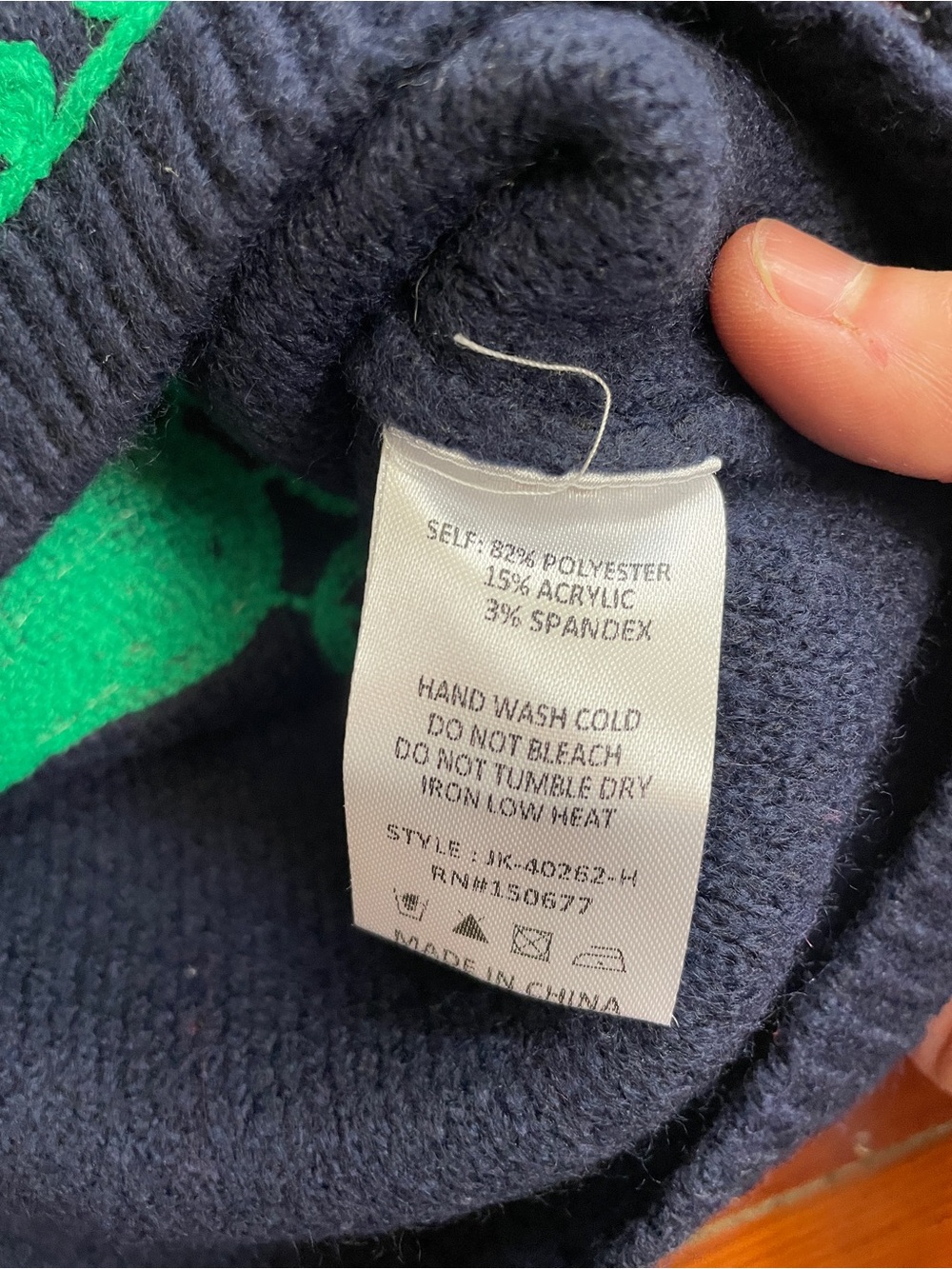 NWT Strut & Bolt Myra Navy Emerald Embroidered Knit Cardigan Jacket Sz S 🧡🎀 - Picture 10 of 10
